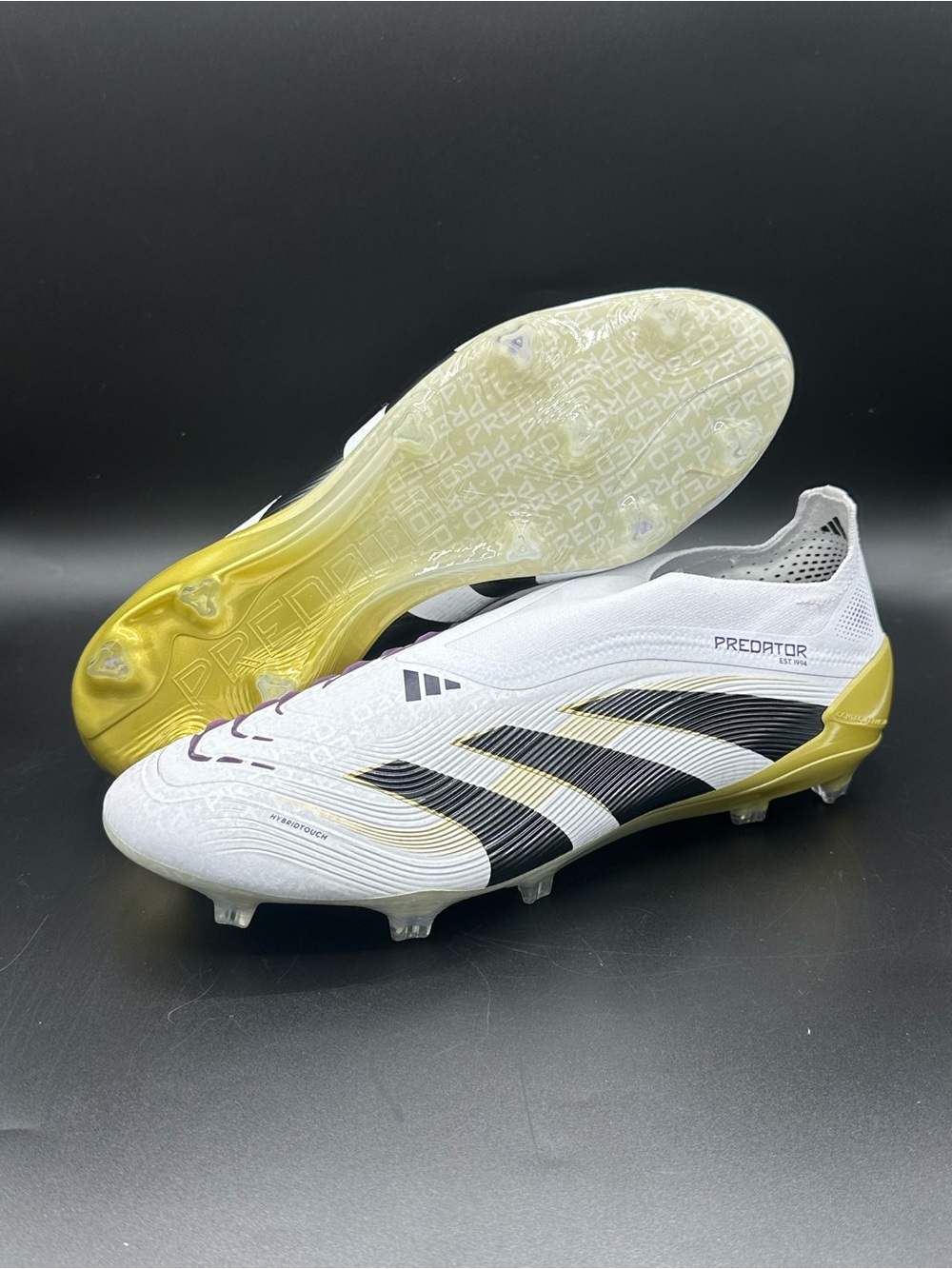 Adidas Predator Elite Laceless Firm Ground Soccer Cleats JI1079 Men's Size 11.5